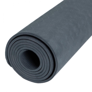 TPE Yogamat Antraciet- Extra Dik – 6 mm – 183 x 61 cm